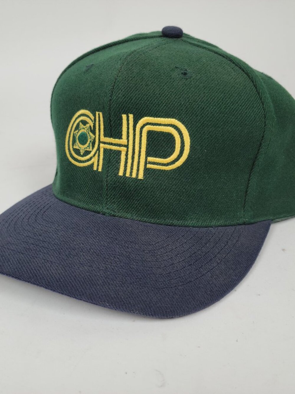 VTG 90s CHP California Highway Patrol Green & Navy Snapback Hat